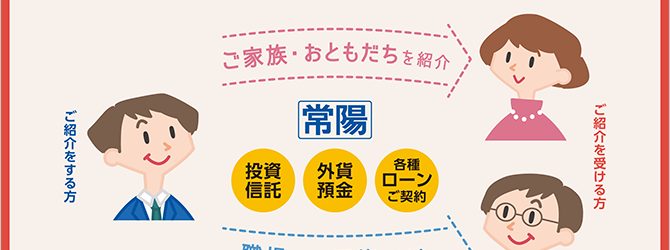 ご家族・おともだち・ご同僚 ご紹介プログラム