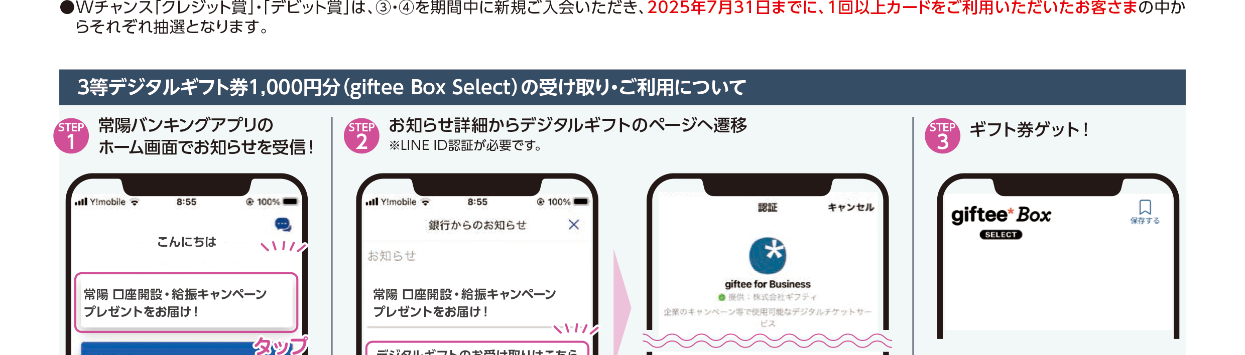新生活応援！常陽口座開設・給振キャンペーン