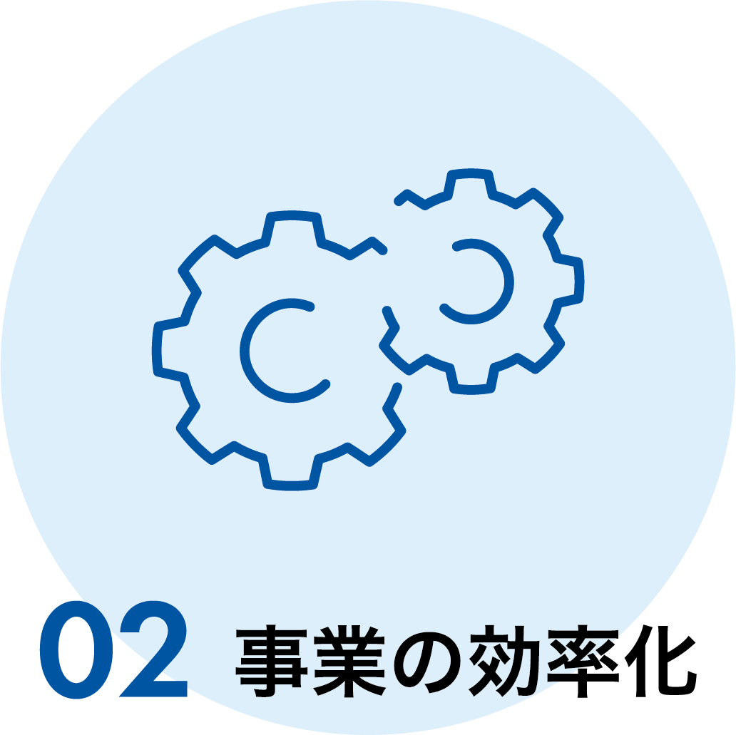 事業の効率化