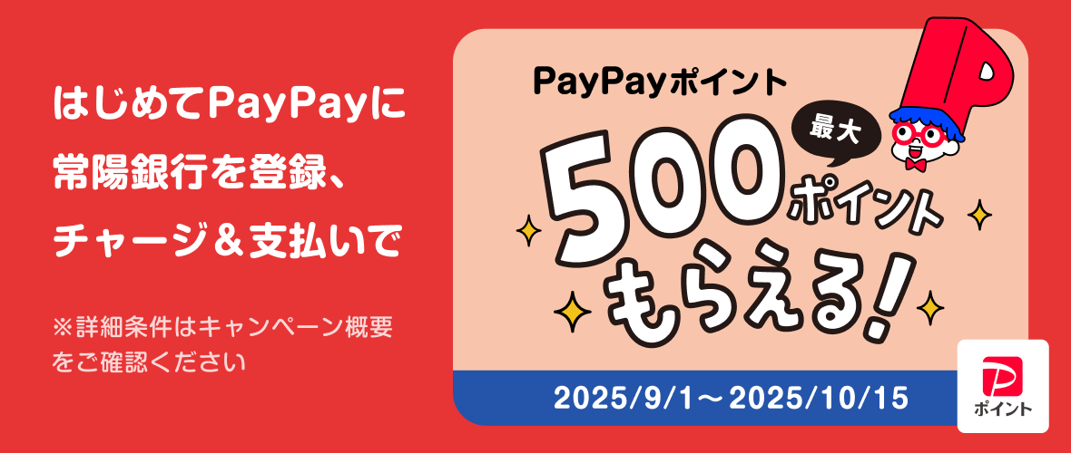PayPayポイント最大500ポイントもらえる！