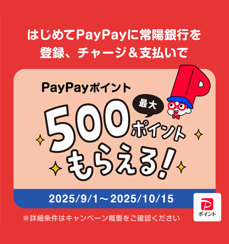 PayPayポイント最大500ポイントもらえる！