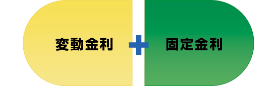 変動金利+固定金利
