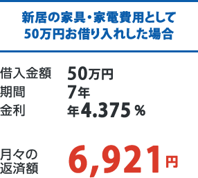 月々の返済額