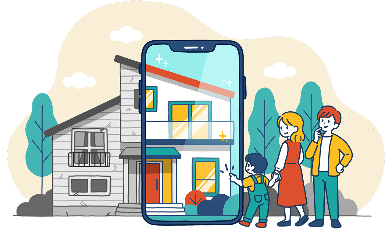 リフォームローンイラスト