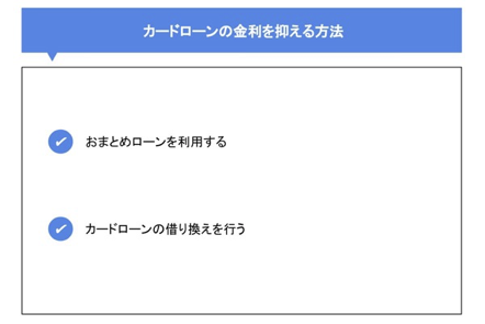 カードローンの金利を抑える方法